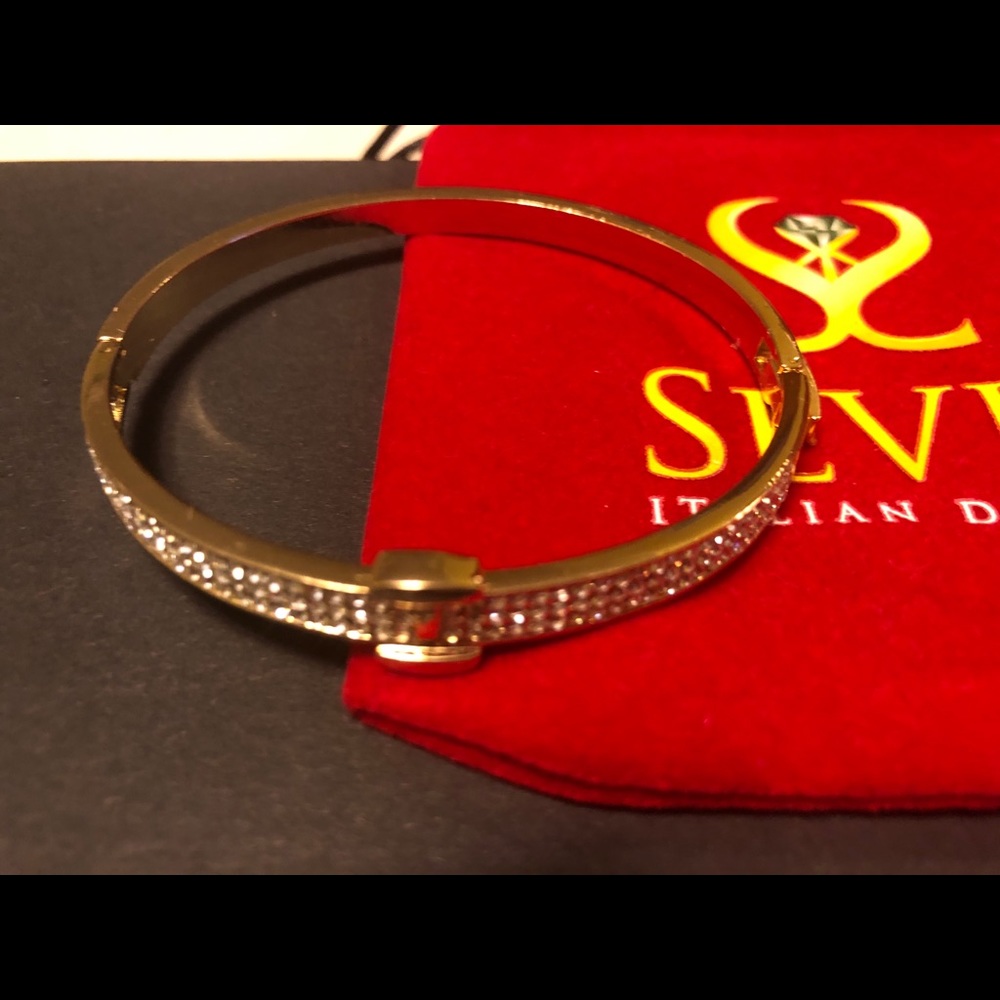 Gold plated bangle. - Picture 5 of 6